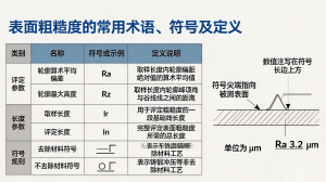 公差与配合--表面粗糙度的常用术语、符号及定义